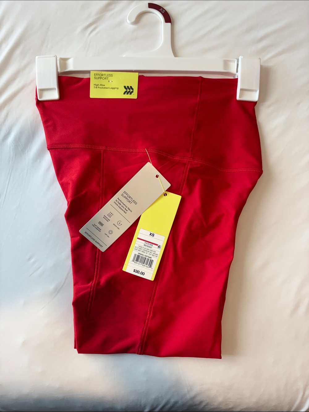 all in motion Red High-Rise Active Leggings
